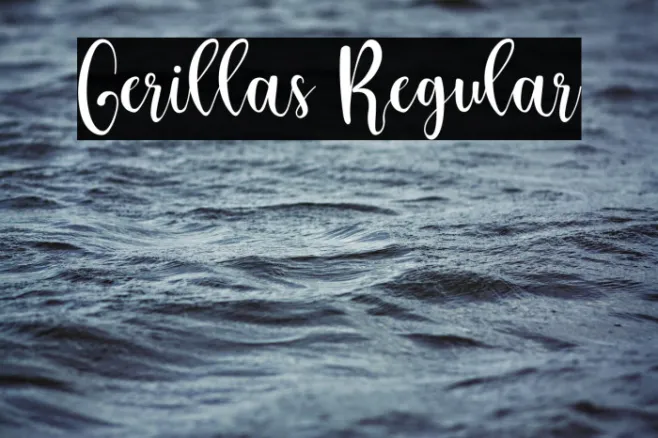Gerillas Regular Example 3