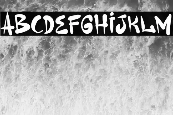 Gerilyaz Demo Schriftart examples