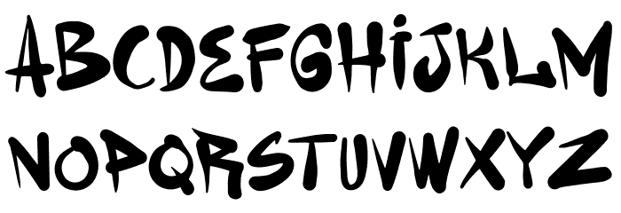 Gerilyaz Demo Schriftart Kleinbuchstaben