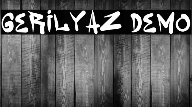 Gerilyaz Demo Font examples