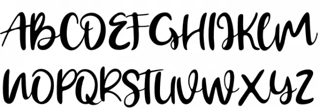 Gerimist Base Schriftart Groß