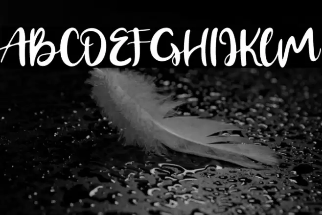 Gerimist Base Font examples