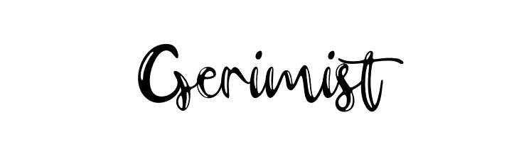 Gerimist  font caratteri gratis