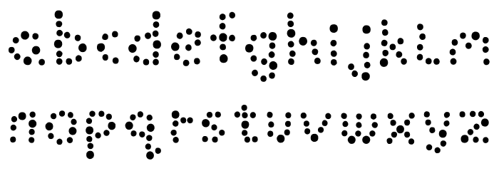 Germ Font LOWERCASE