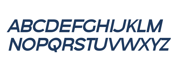 Germagont Bold Italic Uppercase