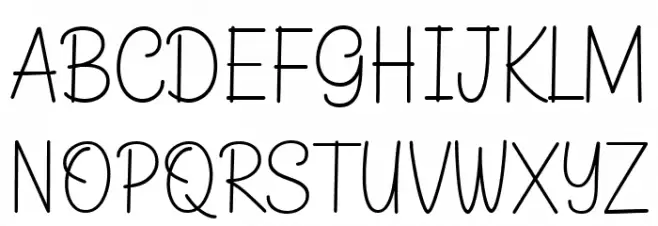 Germaint Regular Schriftart Groß