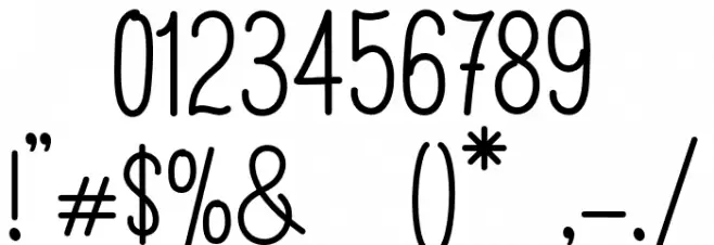 GermalyScriptDEMO-Regular Font OTHER CHARS