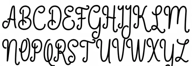 GermalyScriptDEMO-Regular Schriftart Groß