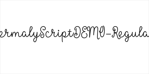 GermalyScriptDEMO-Regular Logo