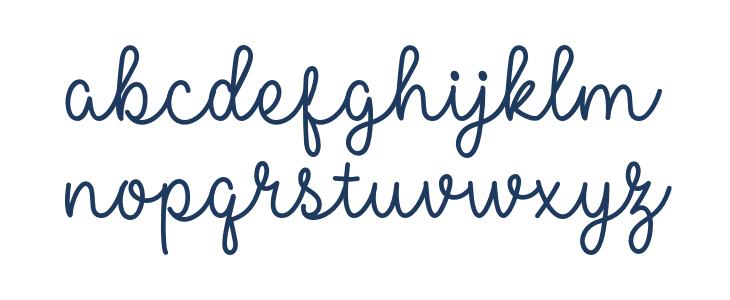 GermalyScriptDEMO-Regular Lowercase