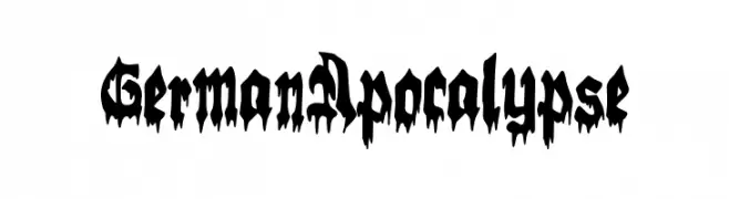 German Apocalypse  Descarca Fonturi Gratis