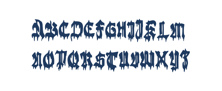 German Apocalypse Uppercase