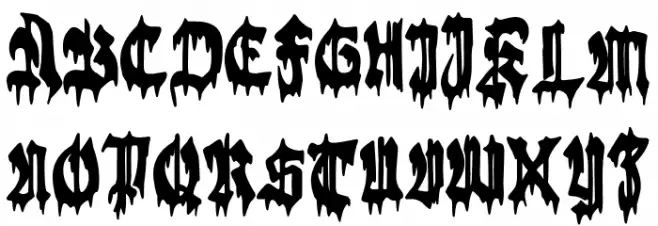 German Apocalypse फ़ॉन्ट अपरकेस