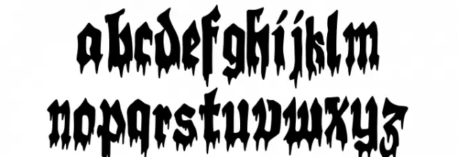 German Apocalypse 字体 小写