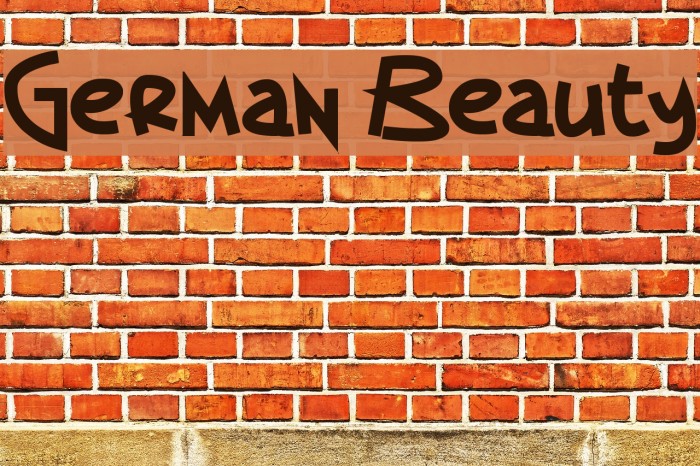 German Beauty Example 2