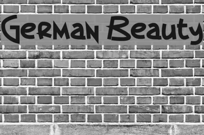 German Beauty Font examples