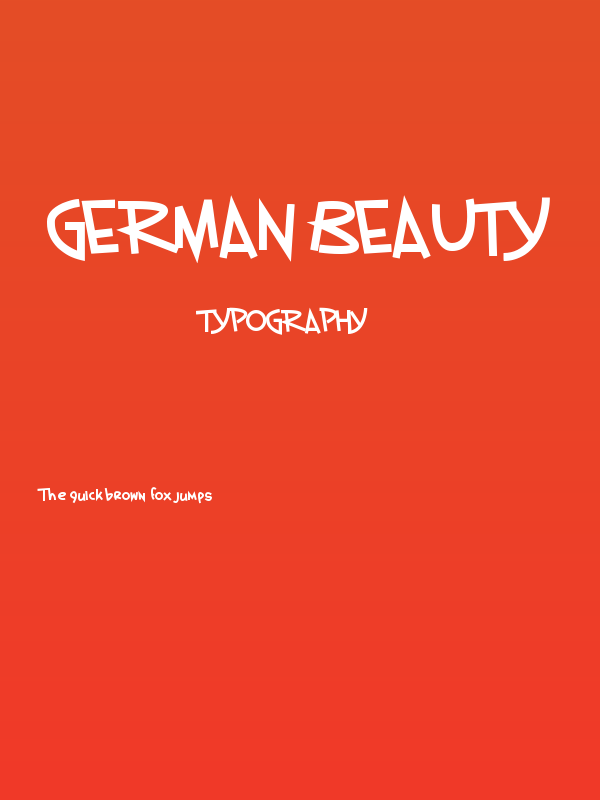 German Beauty Poster