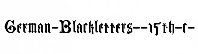 German-Blackletters--15th-c-  baixar fontes gratis