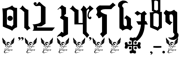 German-Blackletters--15th-c- Font OTHER CHARS