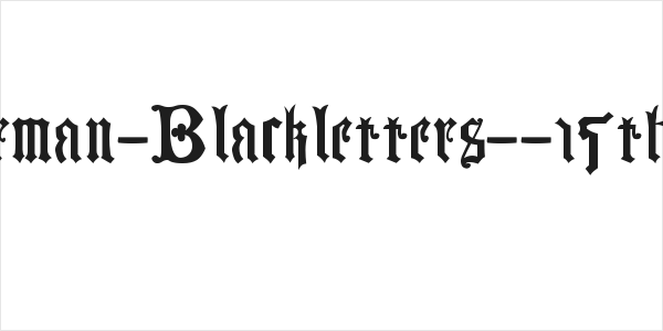 German-Blackletters--15th-c- Logo