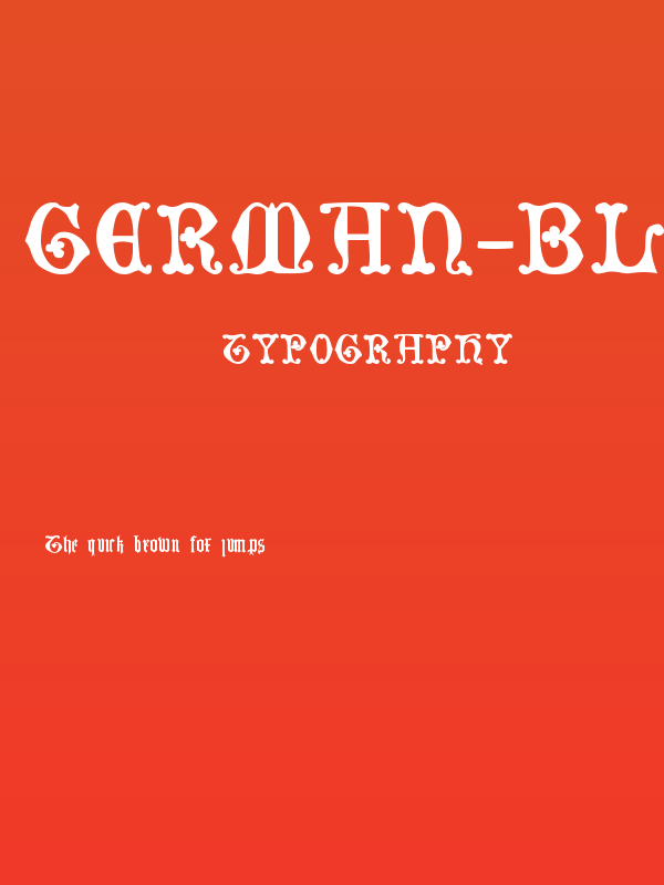 German-Blackletters--15th-c- Poster