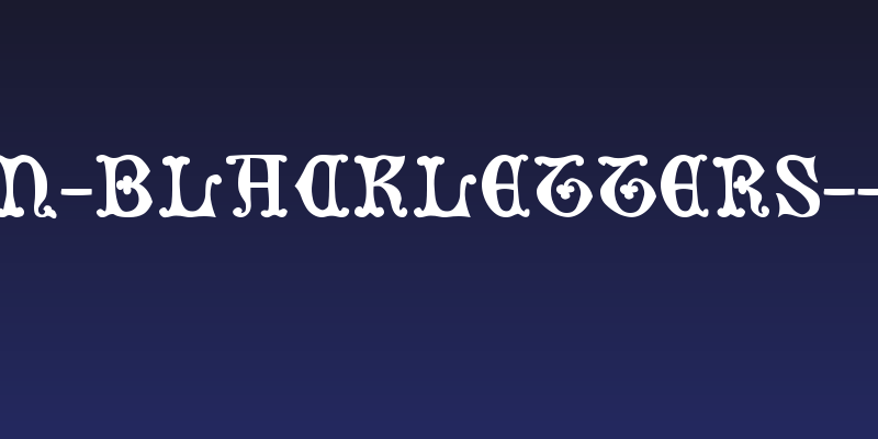 German-Blackletters--15th-c- Social Header