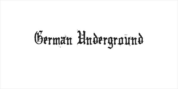 German Underground Logo