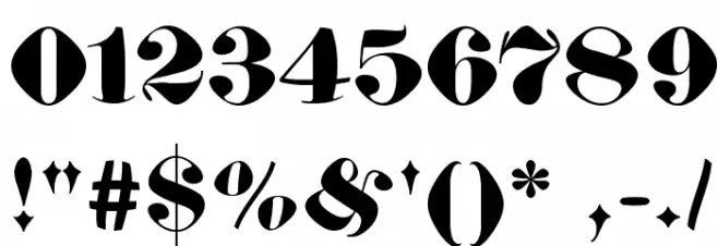 GermanFatman Font OTHER CHARS