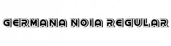Germana Noia Regular  baixar fontes gratis