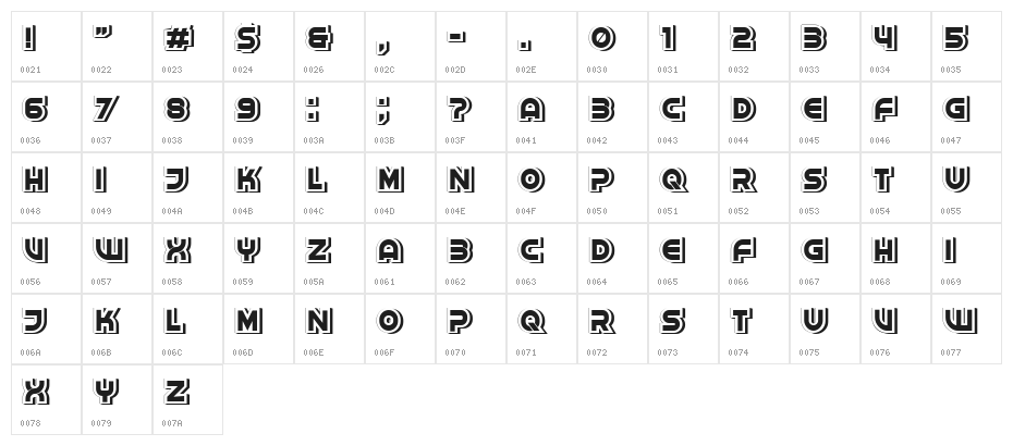 Germana Noia Regular Character Map