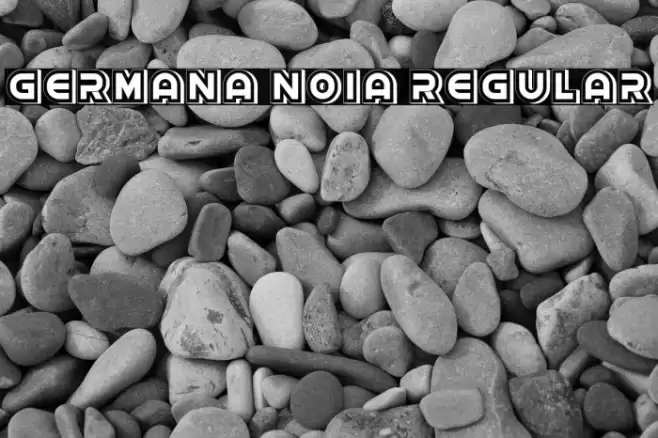 Germana Noia Regular Font examples