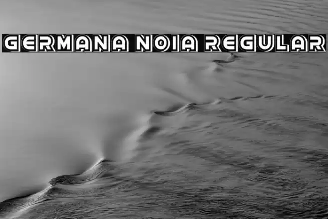 Germana Noia Regular Font examples