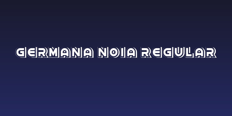 Germana Noia Regular Social Header