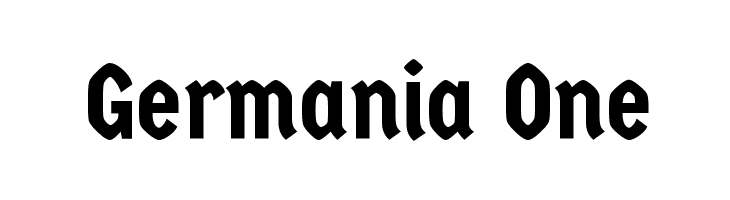 Germania One Font