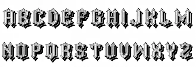 Germania Regular Font OTHER CHARS