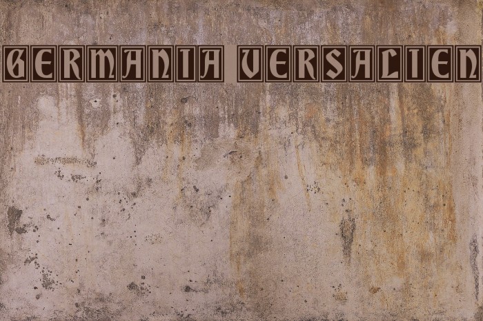Germania Versalien Example 3