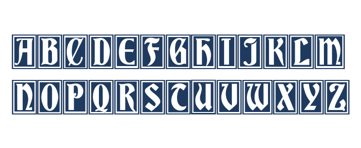 Germania Versalien Lowercase