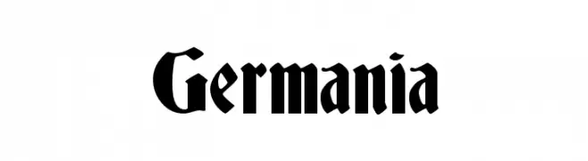 Germania  Descarca Fonturi Gratis