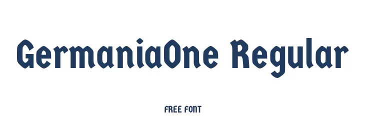 GermaniaOne Regular  تنزيل الخطوط