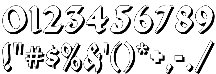 GermaniaShadow Font OTHER CHARS