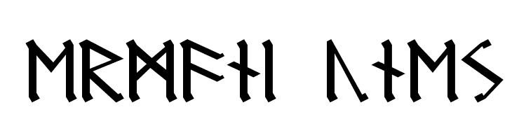 Germanic Runes Font