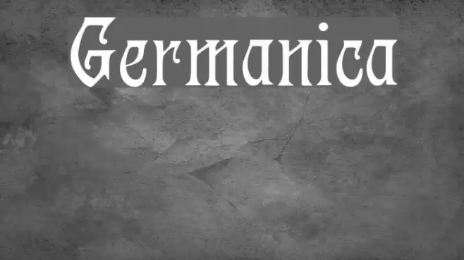 Germanica Font examples