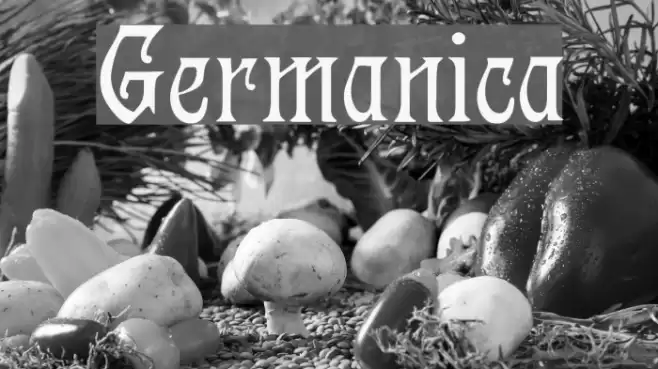 Germanica Font examples