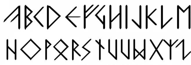 GermanishOne Шрифта ВЕРХНИЙ