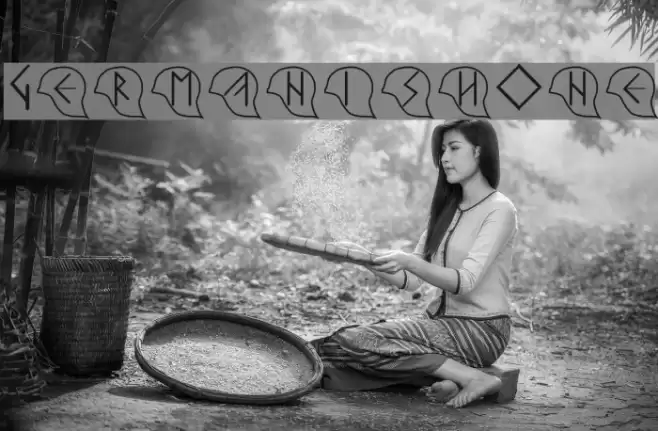 GermanishOne Font examples