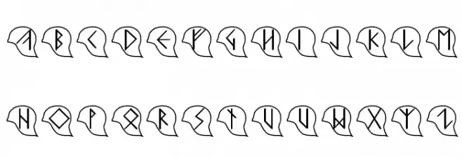 GermanishOne Caratteri MINUSCOLO