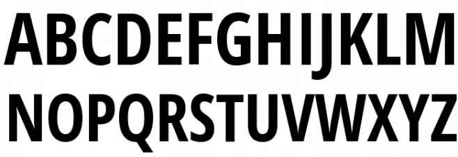 Germano-Bold Font Litere mari