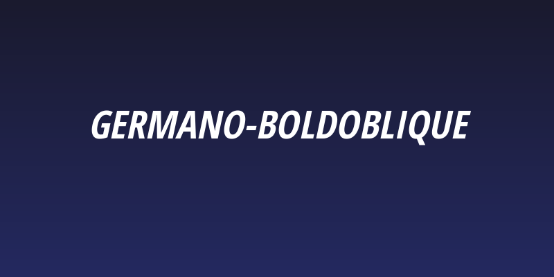 Germano-BoldOblique Social Header