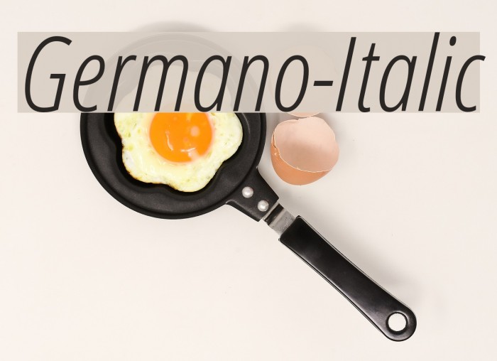 Germano-Italic Font examples