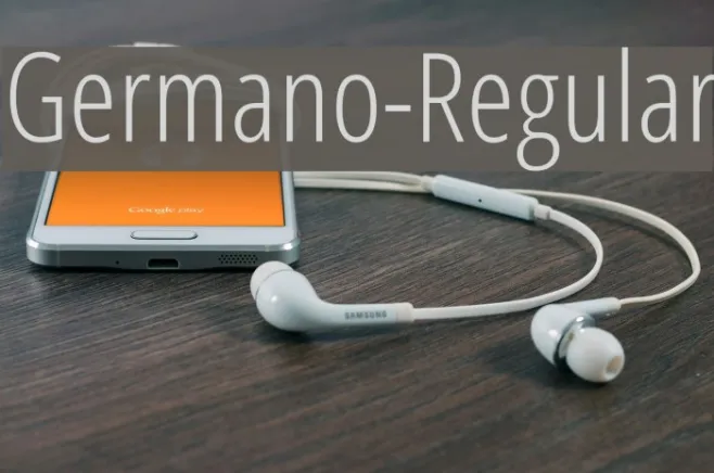 Germano-Regular Example 1